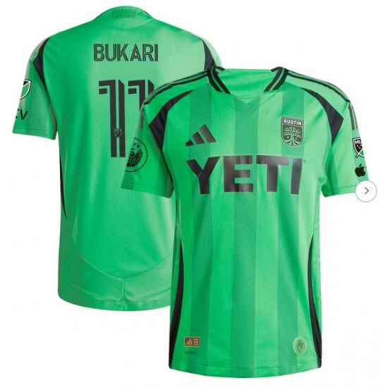 Mens Austin FC adidas Green 2025 The Heartbeat Kit Authentic Player Jersey